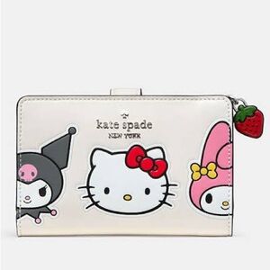 kate spade NWT! x Hello Kitty & Friends Medium Bifold  Wallet